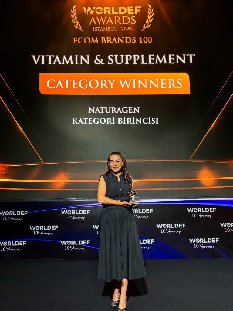 Naturagen, Worldef Awards Ecom Brands 100’de “Vitamin & Supplement” Kategorisinde 1.’lik Ödülüne Layık Görüldü
