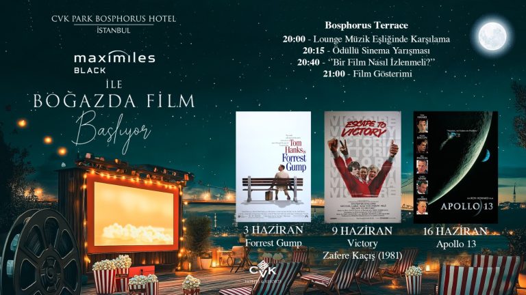 Bosphorus Teras’ta Açık Hava Sineması Başlıyor