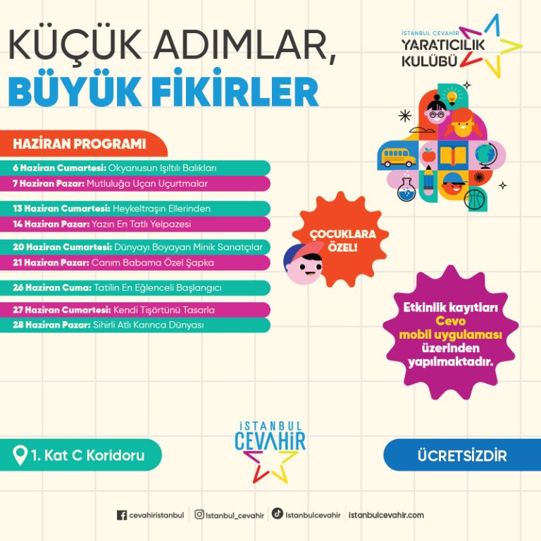 Yazın Neşesi İstanbul Cevahir’de Çocuklarla Buluşuyor!