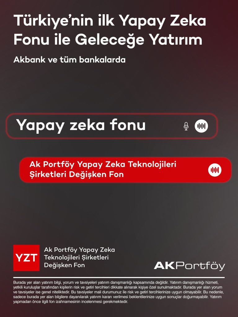 Ak Portföy’den Sektörde Yine Bir İlk: Yapay Zeka Fonu