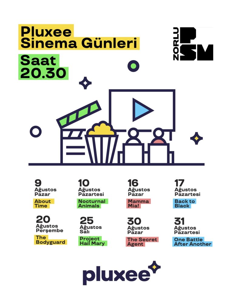 Pluxee Sinema Günleri Zorlu Psm Vestel Amfi’de Ücretsiz Gösterimlerle Devam Ediyor!