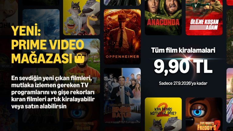 Prime Video, Prime Video Store’u Türkiye’de Kullanıma Sunarak İçerik Seçkisini Genişletiyor