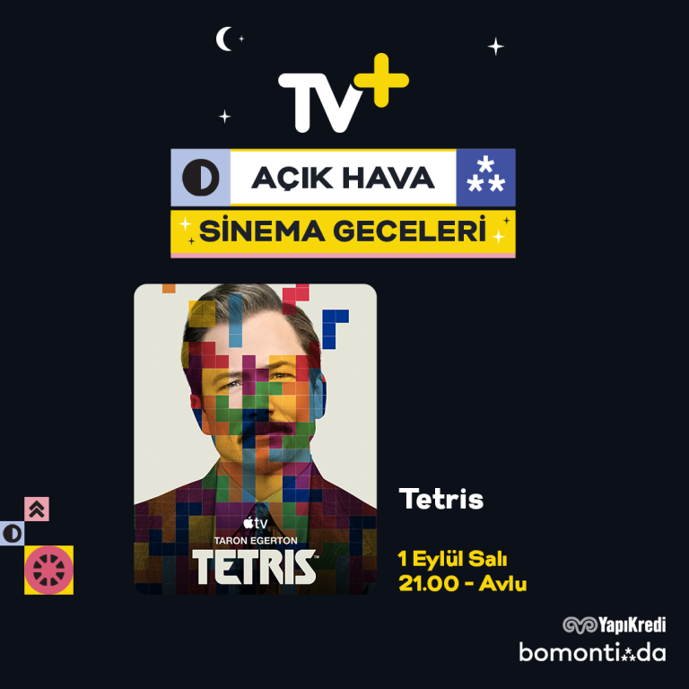Yapı Kredi bomontiada’da TV+ Açık Hava Sinema Geceleri “Tetris” ile devam ediyor