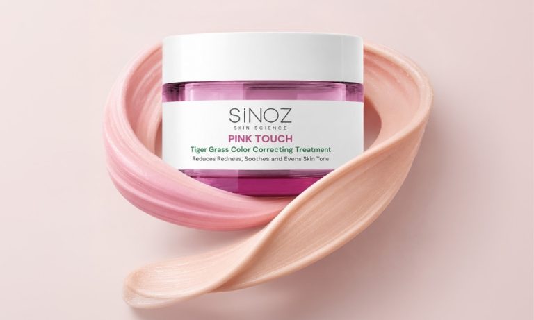Sinoz Pink Touch Tiger Grass İle Cilt Tonunu Anında Eşitleyen Bakım Deneyimi