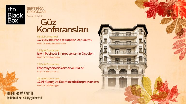 Rhm Güz Konferansları, 5 Eylül’de Blackbox’Ta Başlıyor