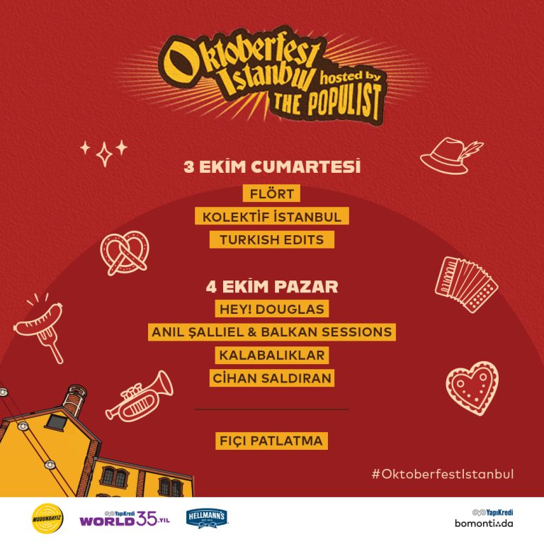 Oktoberfest İstanbul Hosted by The Populist 3 – 4 Ekim’de   Yapı Kredi bomontiada’da