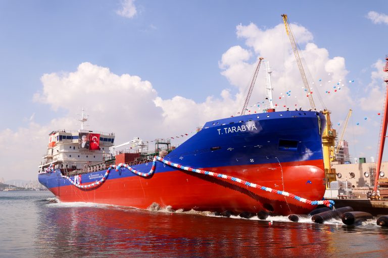 Ditaş Denizcilik’in Yeni Gemisi T.Tarabya Denize İndirildi