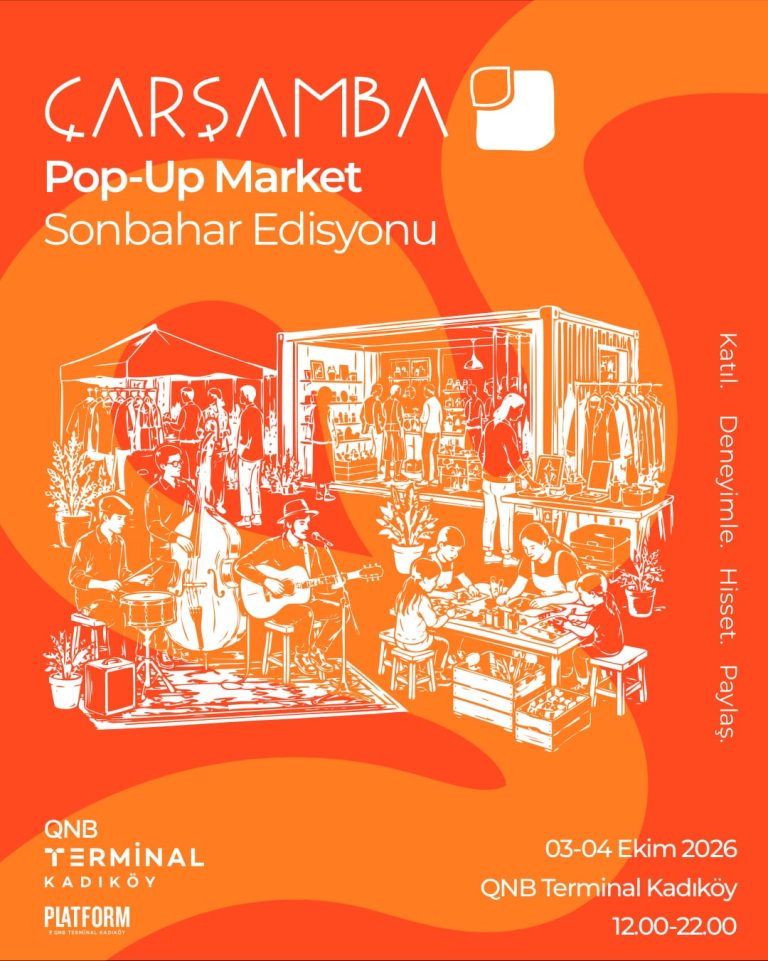 Çarşamba Pop-Up Market, 3–4 Ekim’de QNB Terminal Kadıköy’de Ziyaretçilerini Bekliyor