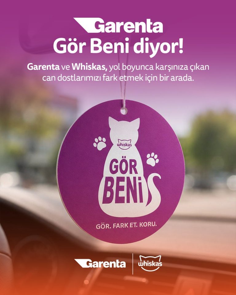 Garenta ve Whiskas’tan Her Yolculuğu Bir Kap Mamaya Dönüştüren İş Birliği