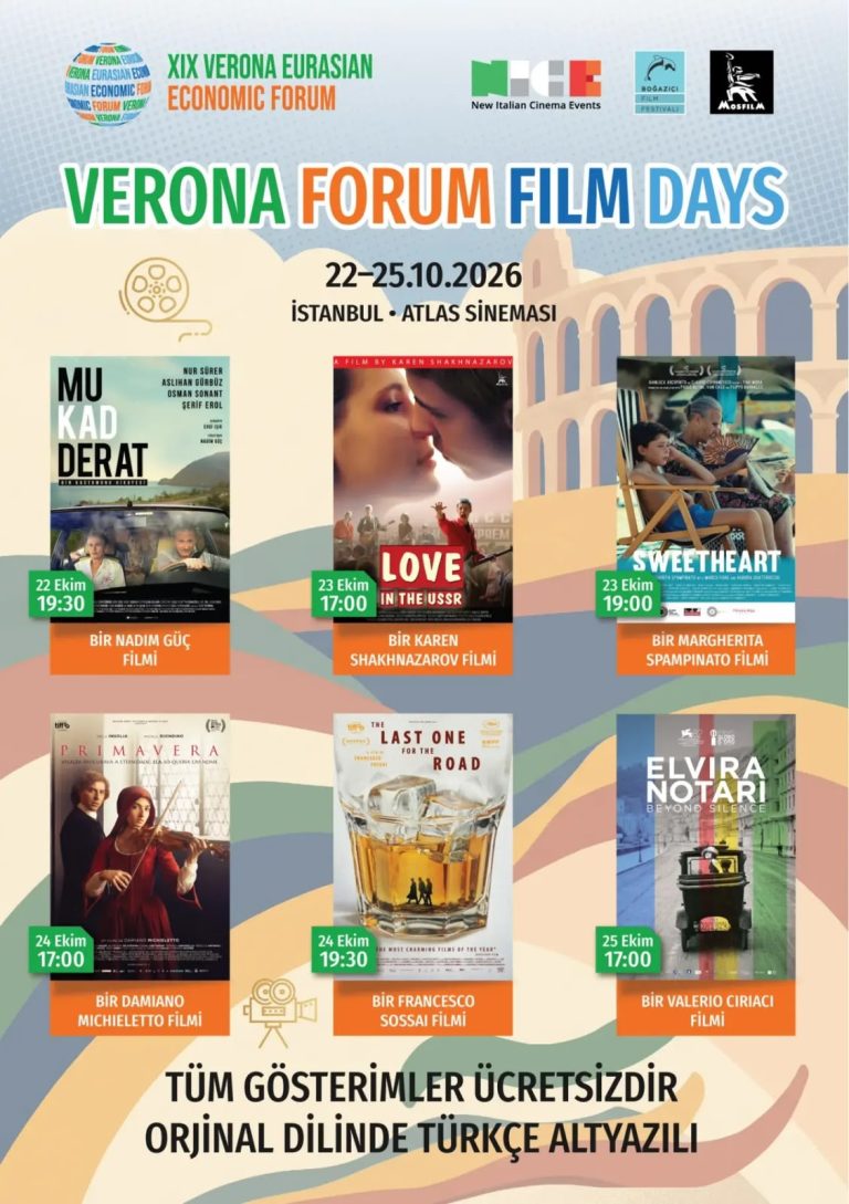 VERONA FİLM GÜNLERİ İSTANBUL’DA BAŞLIYOR: ÜÇ ÜLKEDEN ALTI FİLM, DÖRT GÜN BOYUNCA ÜCRETSİZ GÖSTERİLECEK